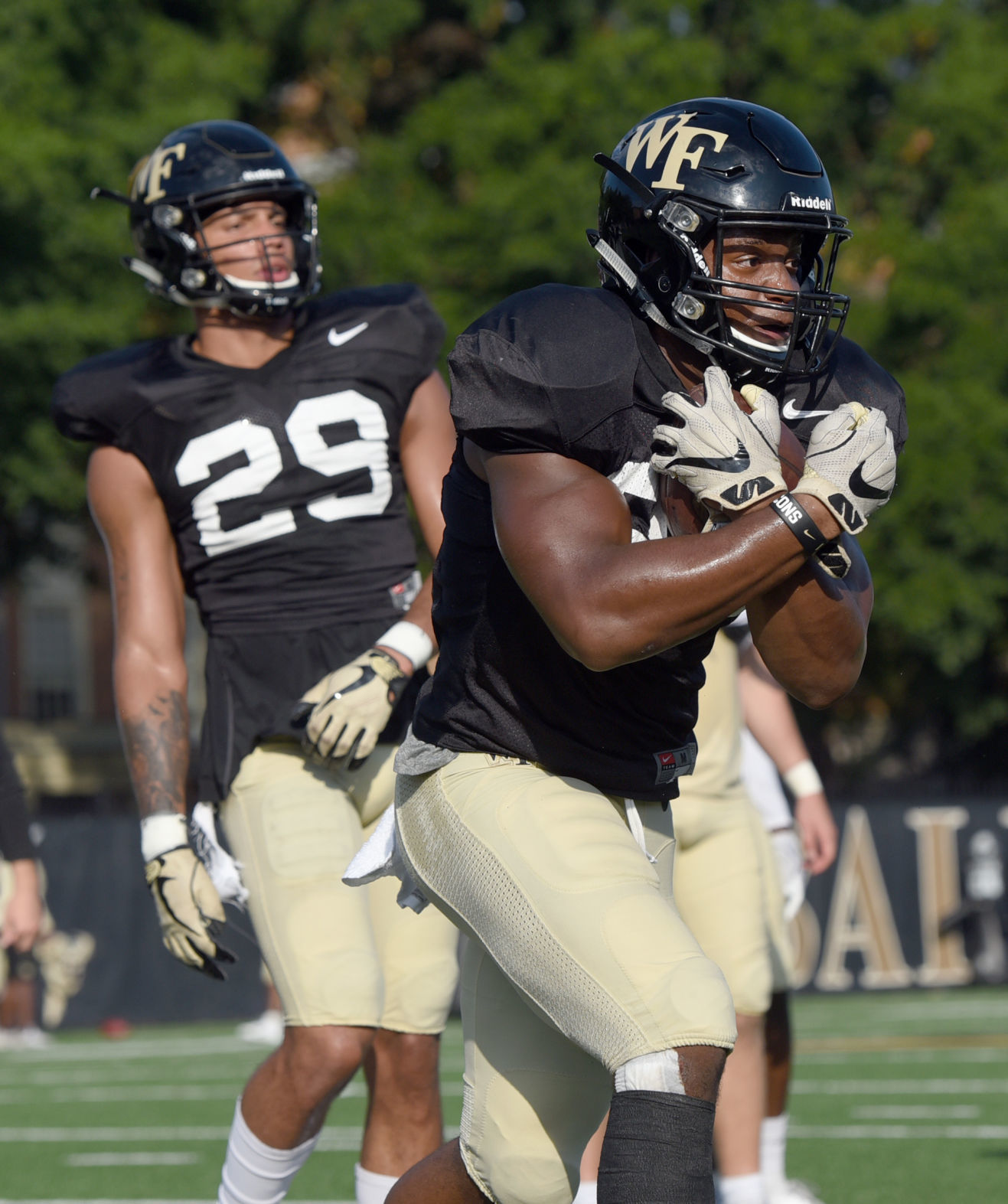 Wake Forest football practice